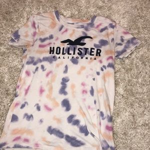 Hollister tie dye tee shirt